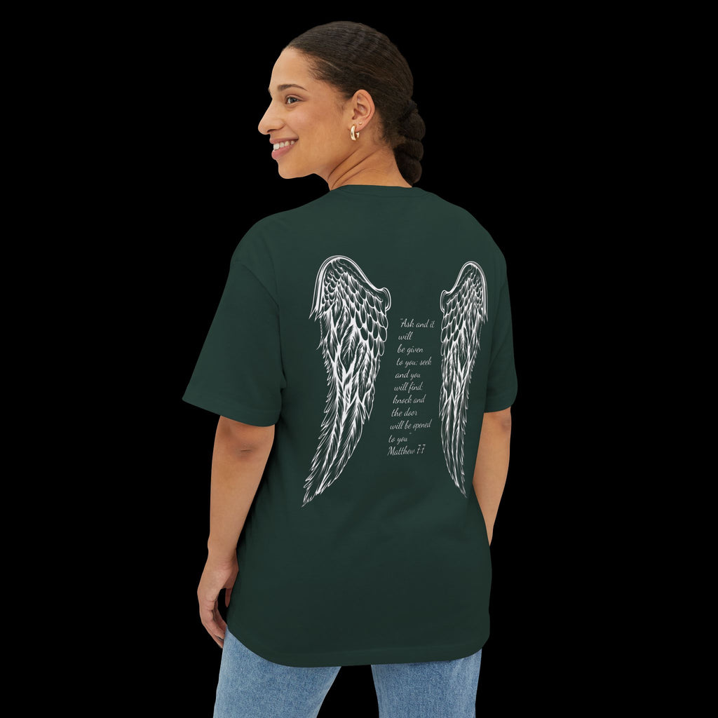 Christan T-Shirt – Matthew 7:7 Verse