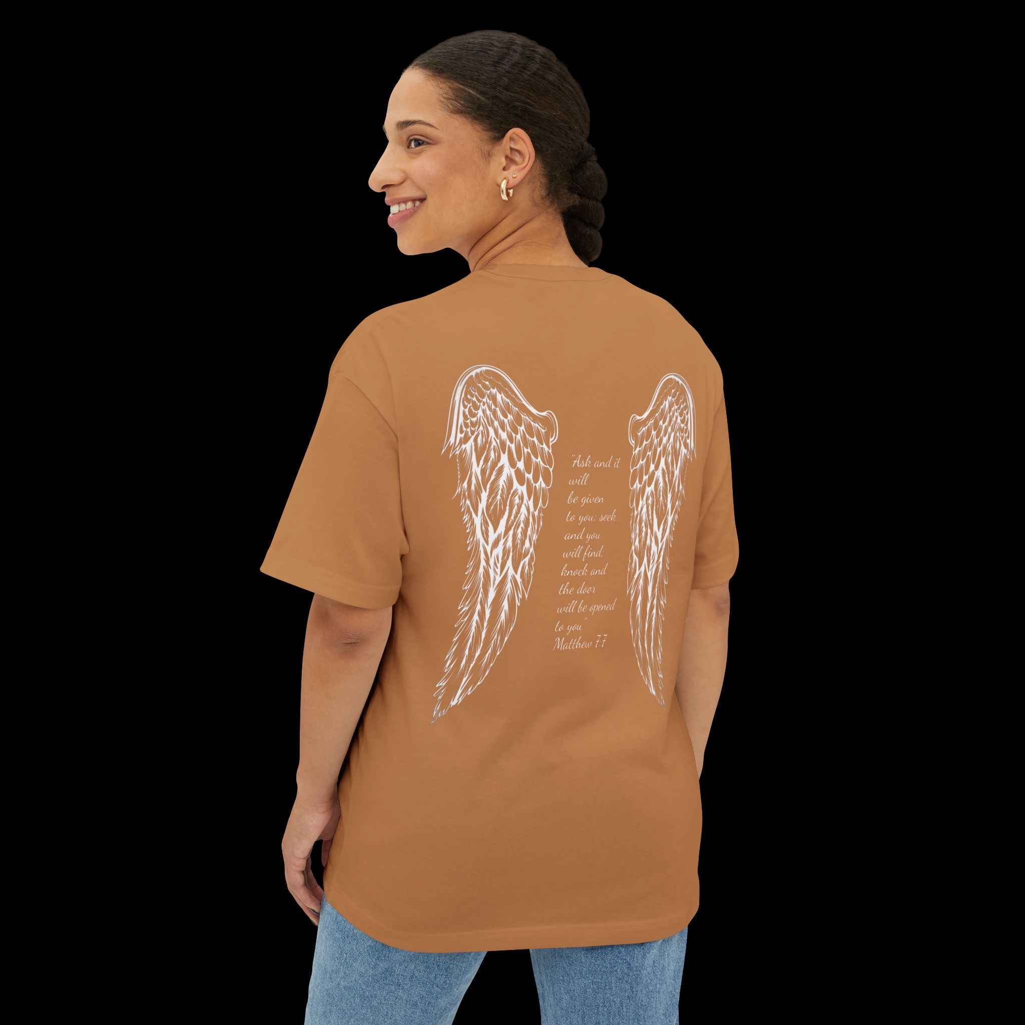 Christan T-Shirt – Matthew 7:7 Verse